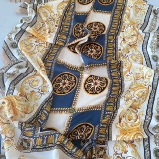 Versace Vual İpek Şal 614412 - Camel