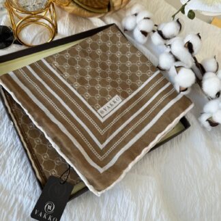 Vakko Desen Pamuk Soft Eşarp - Gold