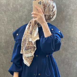 İTHAL ETRO DESEN NEW VUAL İPEK ŞAL 44344 - Vizon