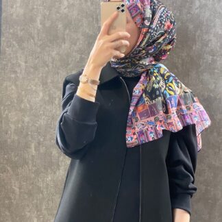 Etro Etnik Desen Pamuk Soft Şal -852085-mocha