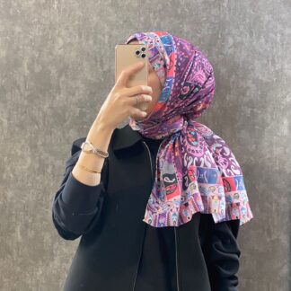 Etro Etnik Desen Pamuk Soft Şal -852085-fuşya