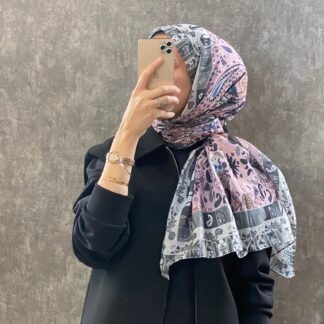 Etro Etnik Desen Pamuk Soft Şal -852085-pudra