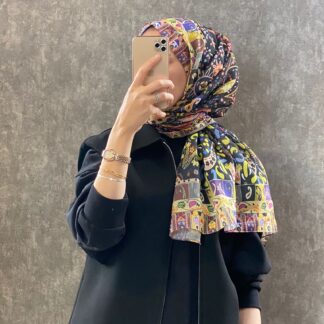Etro Etnik Desen Pamuk Soft Şal -852085-kahve