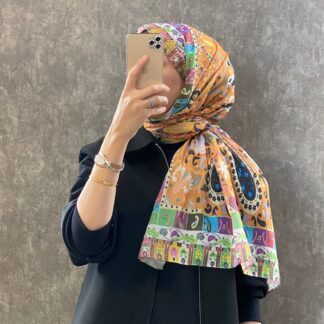 Etro Etnik Desen Pamuk Soft Şal -852085-tropikal