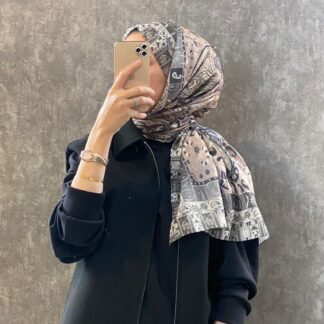 Etro Etnik Desen Pamuk Soft Şal -852085-sütlü kahve