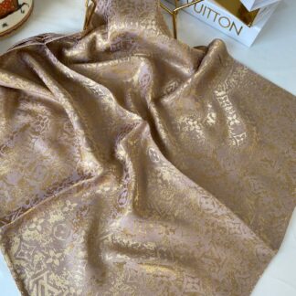 LV Desen Jakar Eşarp 48971 - Bej