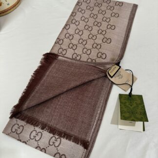 İtal yün ipek şal -025802 Sütlü Kahve