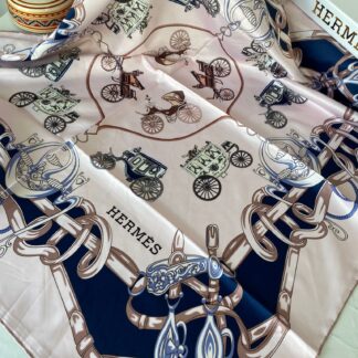 Hermes Twill Eşarp 10046 - Pamuk Şekeri