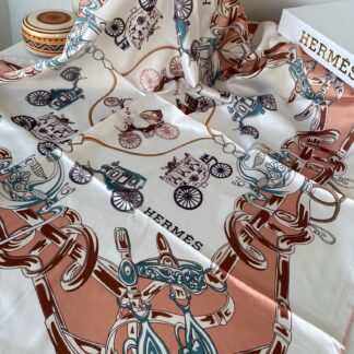 Hermes Twill Eşarp 10046 - Mocha