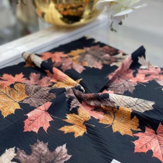 Yaprak Desen Mio Caz Eşarp - Pembe - Organic ScarfsOrganic Scarfs